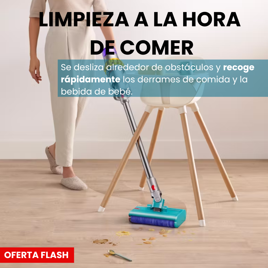 Aspiradora Dyson V15 Detect - Aspira, friega y desinfecta