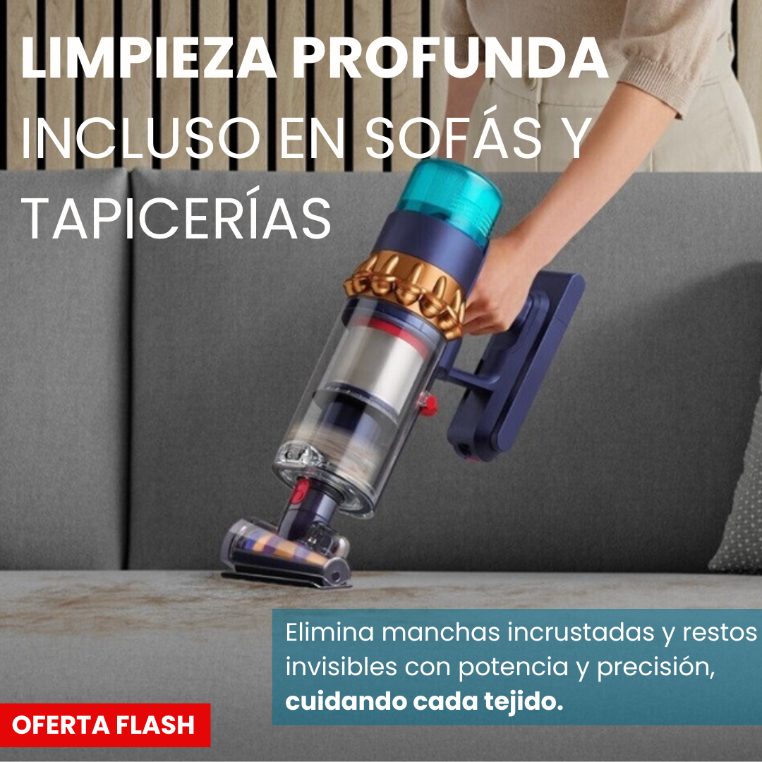Aspiradora Dyson V15 Detect - Aspira, friega y desinfecta